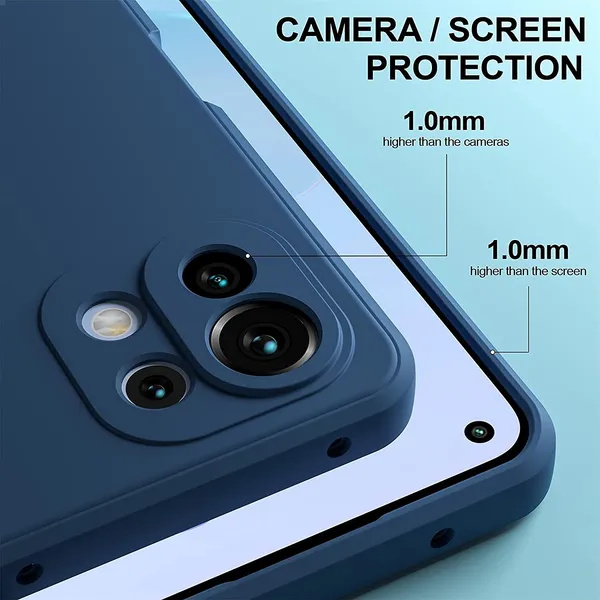 Xiaomi_Mi_11_Lite_Blue_Plastic_Protective_Back_Case_Cover