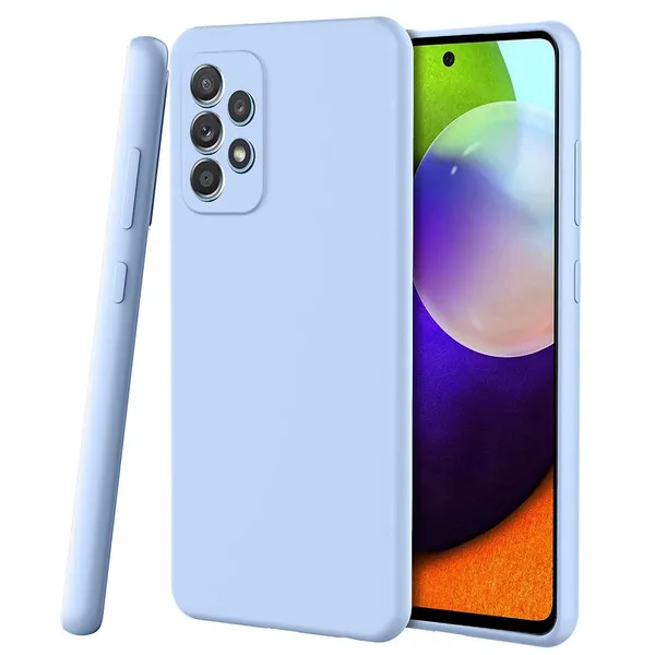 TRUEUPGRADE_Silicone_Back_Case_Cover_Compatible_with_Samsung_Galaxy_A32_4G_Case_Cover_|Raised_Lip_Protection_Back_Case_Cover_for_Samsung_Galaxy_A32_4G_-_Purple