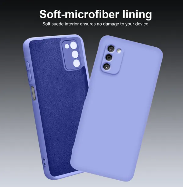 TRUEUPGRADE_Compatible_with_Samsung_Galaxy_A03s_Back_Cover_Case,_Liquid_Silicone_Cover,_Full_Body_Protective_Cover,_Shockproof,_Anti-Scratch_Soft_Microfiber_Lining_-_Purple