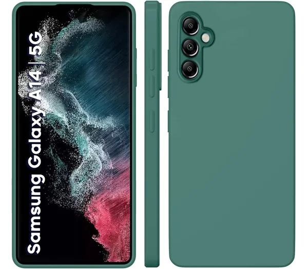 Samsung_Galaxy_A14_5G_Green_Silicone_Protective_Back_Case_Cover