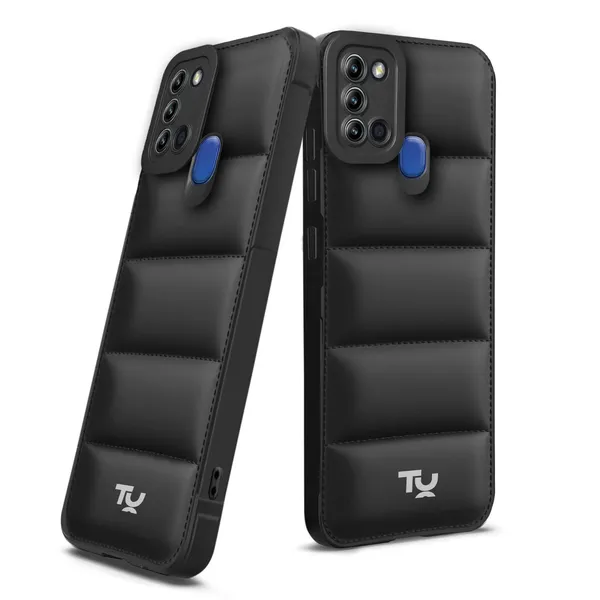 TRUEUPGRADE_Back_Case_Cover_for_Samsung_Galaxy_A21s_|_Compatible_for_Samsung_Galaxy_A21s_Back_Case_Cover_|_Puff_Case_with_Camera_Protection_|Black
