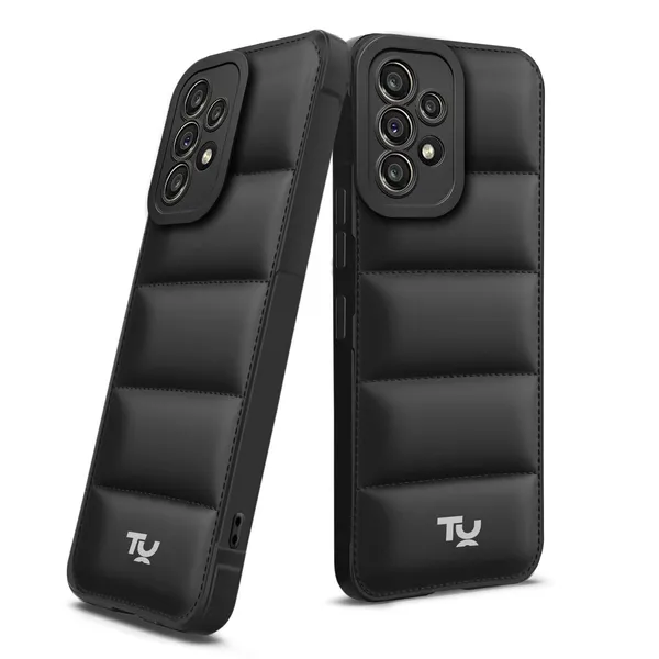 TRUEUPGRADE_Back_Case_Cover_for_Samsung_Galaxy_A52_/_A52s_5G_|_Compatible_for_Samsung_Galaxy_A52_/_A52s_5G_Back_Case_Cover_|_Puff_Case_with_Camera_Protection_|Black