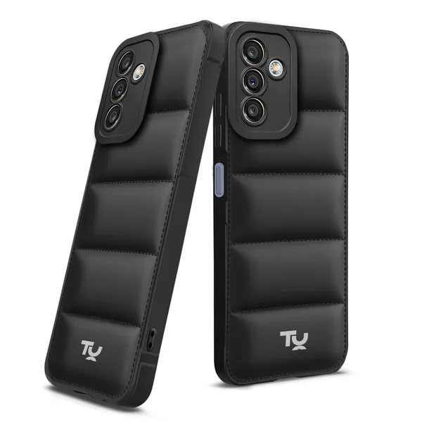 TRUEUPGRADE_Back_Case_Cover_for_Samsung_Galaxy_F23_5G_/_M23_5G_|_Compatible_for_Samsung_Galaxy_F23_5G_/_M23_5G_Back_Case_Cover_|_Puff_Case_with_Camera_Protection_|Black