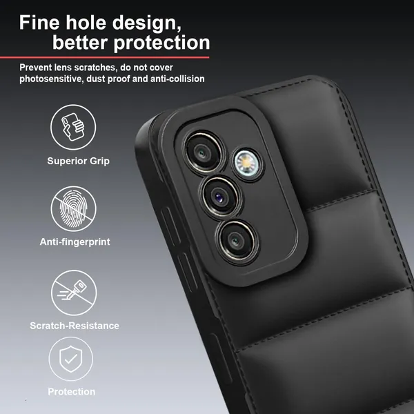 TRUEUPGRADE_Back_Case_Cover_for_Samsung_Galaxy_F23_5G_/_M23_5G_|_Compatible_for_Samsung_Galaxy_F23_5G_/_M23_5G_Back_Case_Cover_|_Puff_Case_with_Camera_Protection_|Black