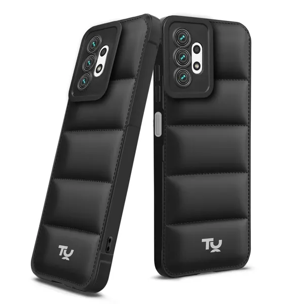 TRUEUPGRADE_Back_Case_Cover_for_Samsung_Galaxy_A13_4G_|_Compatible_for_Samsung_Galaxy_A13_4G_Back_Case_Cover_|_Puff_Case_with_Camera_Protection_|Black