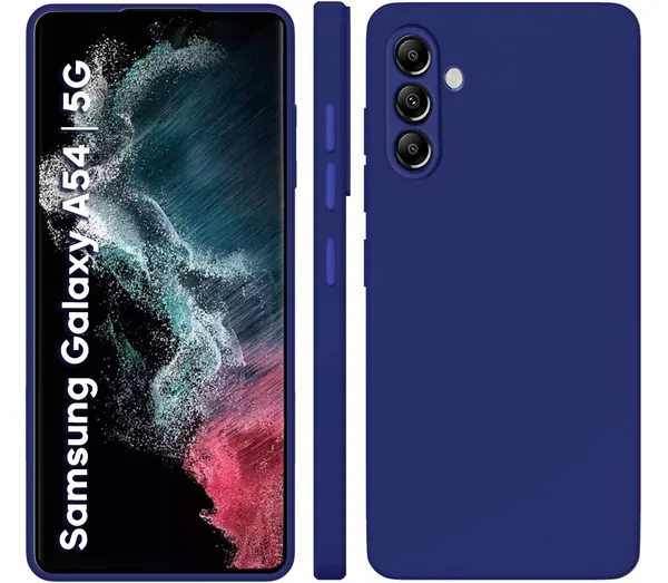 TRUEUPGRADE_Liquid_Silicone_Designed_Back_Case_Cover_for_Samsung_Galaxy_A54_5G_|_Microfiber_Inside_|_Bumper_Back_Cover_Case_for_Samsung_Galaxy_A54_5G_-_Blue