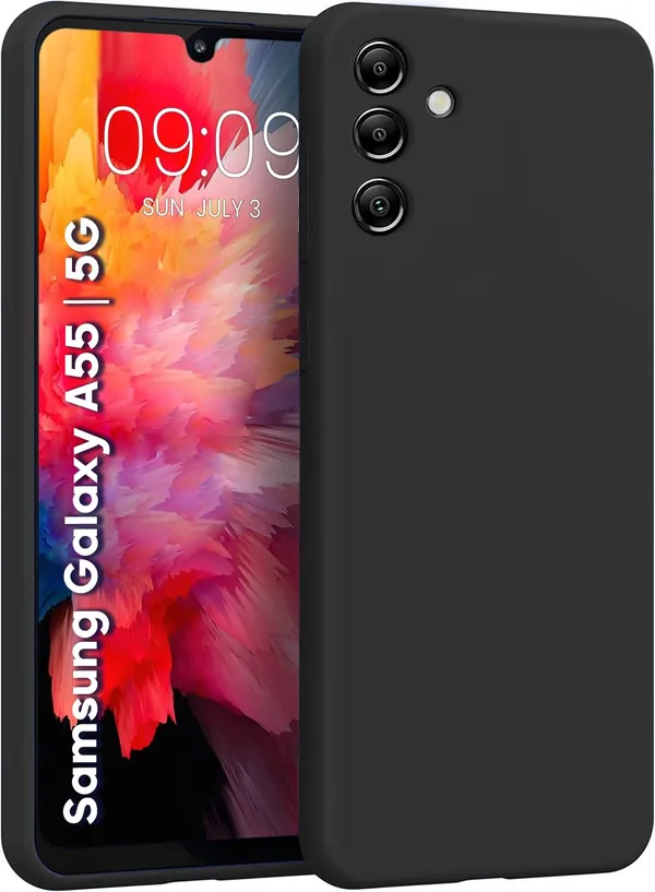 Samsung_Galaxy_A55_5G_Black_Silicone_Protective_Back_Case_Cover