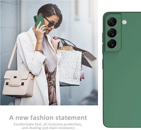 Samsung_Galaxy_S22_5G_Green_Silicone_Protective_Back_Case_Cover