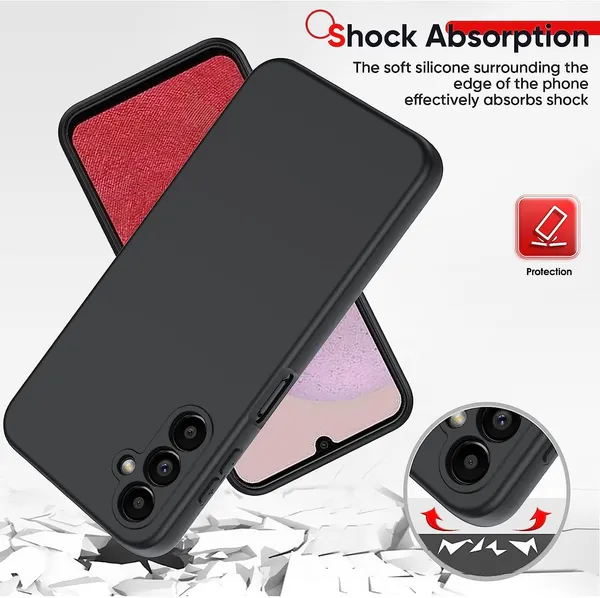 TRUEUPGRADE_Liquid_Silicone_Designed_Back_Case_Cover_for_Samsung_Galaxy_S23_FE_5G_|_Microfiber_Inside_|_Bumper_Back_Cover_Case_for_Samsung_Galaxy_S23_FE_5G_-_Black