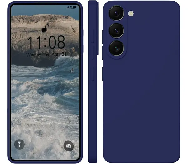 TRUEUPGRADE_Liquid_Silicone_Designed_Back_Case_Cover_for_Samsung_Galaxy_S23_5G_|_Microfiber_Inside_|_Bumper_Back_Cover_Case_for_Samsung_Galaxy_S23_5G_-_Blue