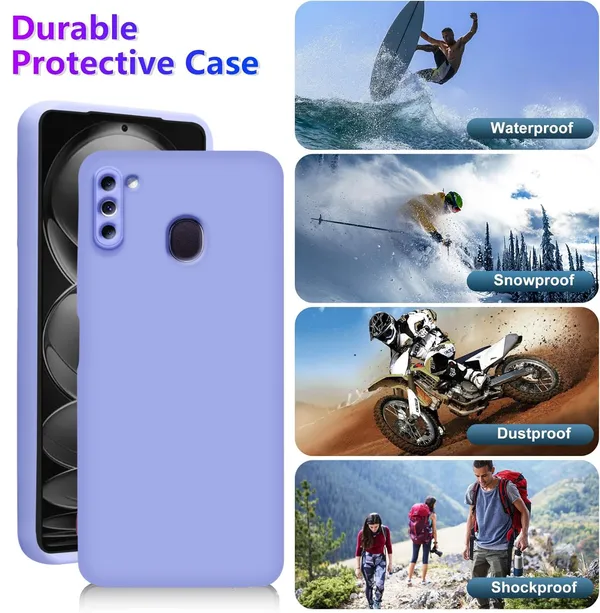 TRUEUPGRADE_Liquid_Silicone_Designed_Back_Case_Cover_for_Samsung_Galaxy_M11_|_Microfiber_Inside,_Full_Protection_|_Bumper_Back_Cover_Case_for_Samsung_Galaxy_M11_Purple
