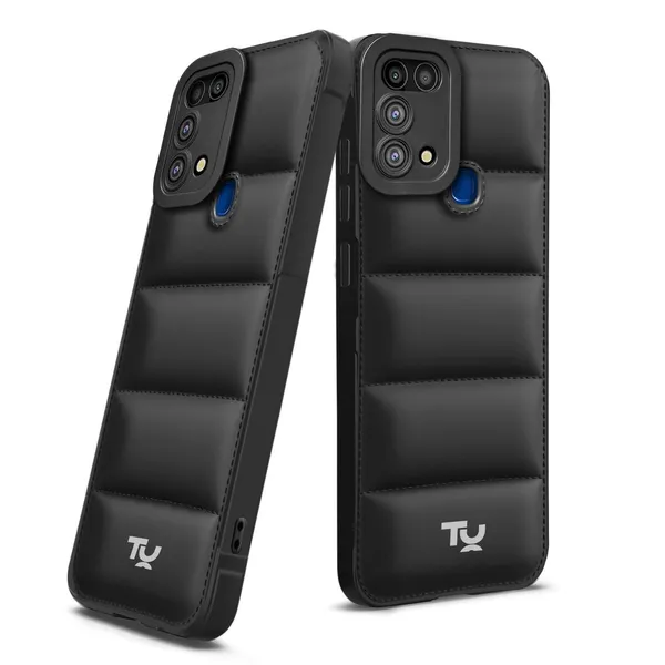 TRUEUPGRADE_Back_Case_Cover_for_Samsung_Galaxy_M31_Prime_/_F41_/_M31_|_Compatible_for_Samsung_Galaxy_M31_Prime_/_F41_/_M31_Back_Case_Cover_|_Puff_Case_with_Camera_Protection_|Black