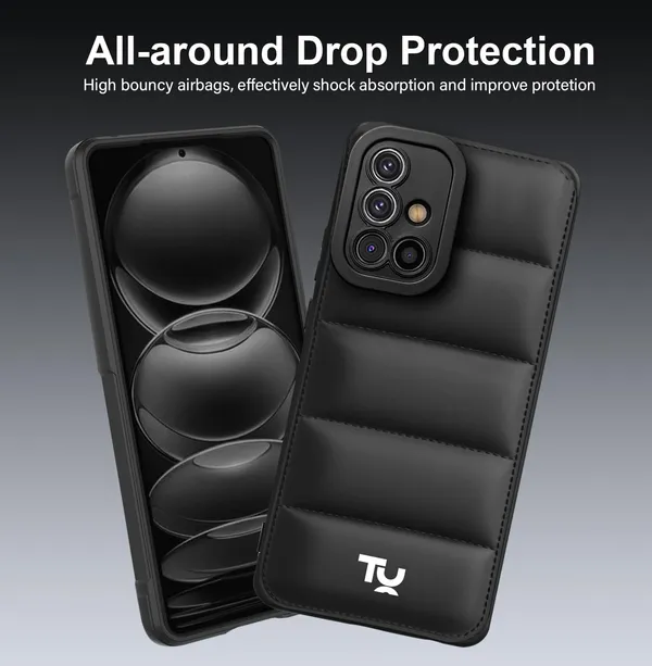 TRUEUPGRADE_Back_Case_Cover_for_Samsung_Galaxy_M31s_|_Compatible_for_Samsung_Galaxy_M31s_Back_Case_Cover_|_Puff_Case_with_Camera_Protection_|Black