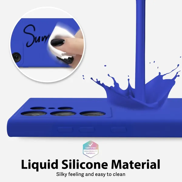 TRUEUPGRADE_Liquid_Silicone_Designed_Back_Case_Cover_for_Samsung_Galaxy_S24_Ultra_5G_|_Microfiber_Inside_|_Bumper_Back_Cover_Case_for_Samsung_Galaxy_S24_Ultra_5G_-_Blue