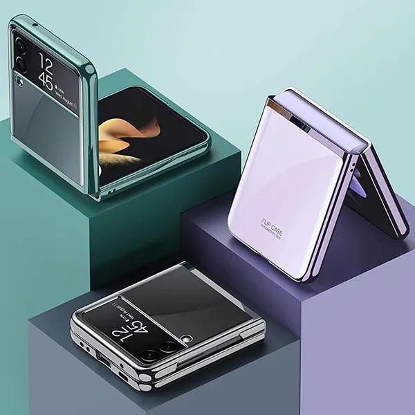Samsung_Z_Flip_3_Transparent_Silicone_Protective_Back_Case_Cover