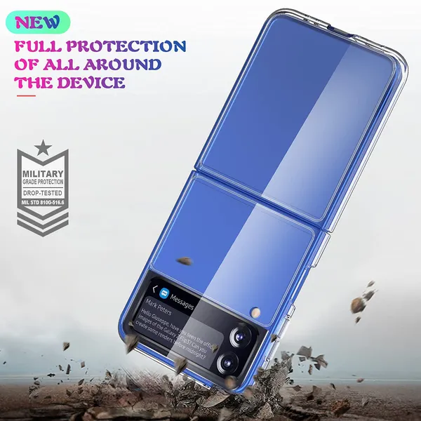Samsung_Z_Flip_3_Transparent_Silicone_Protective_Back_Case_Cover