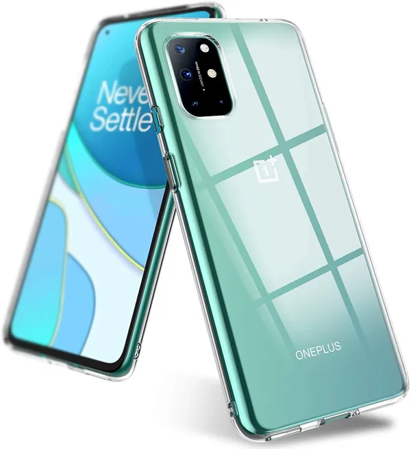 TRUEUPGRADE_Crystal_Clear_Case_Compatible_with_OnePlus_9,_1_mm_Thick_Back_Case,_Flexible_Silicone_Cover,_Thin_Slim_Soft_TPU_Silicone_Shockproof_Cover_Case_for_OnePlus_9