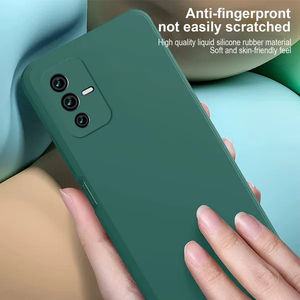 Vivo_V23_Pro_5G_Green_Silicone_Protective_Back_Case_Cover