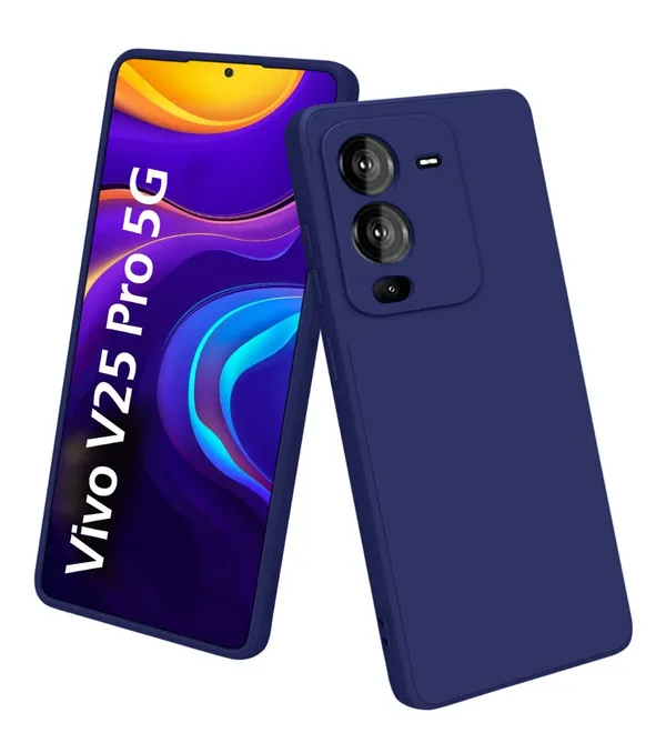 Vivo_V25_Pro_5G_Blue_Silicone_Protective_Back_Case_Cover