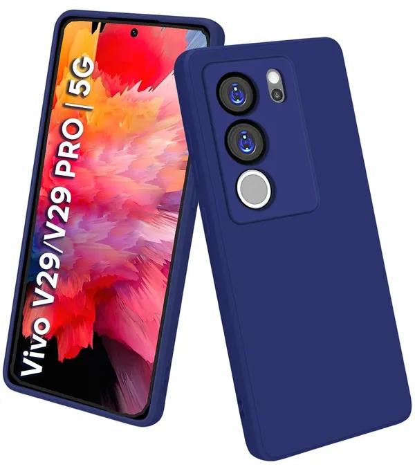 V29_|_V29_Pro_5G_Blue_Silicone_Protective_Back_Case_Cover