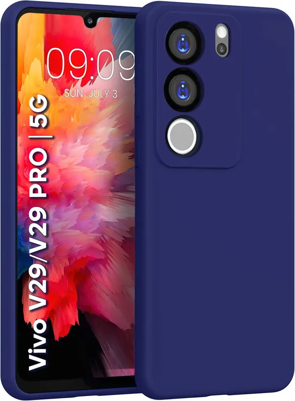 V29_|_V29_Pro_5G_Blue_Silicone_Protective_Back_Case_Cover