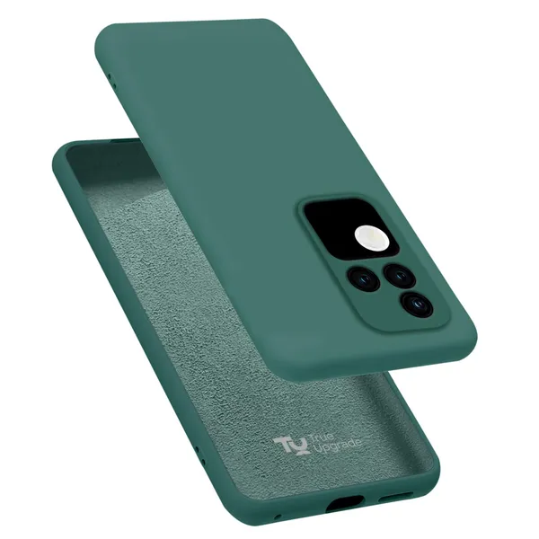 TRUEUPGRADE_Compatible_with_Vivo_V30_/_V30_Pro_5G_Back_Cover_Case,_Liquid_Silicone_Cover,_Full_Body_Protective_Cover,_Shockproof,_Slim_Phone_Cover,_Anti-Scratch_Soft_Microfiber_Lining_-_Green