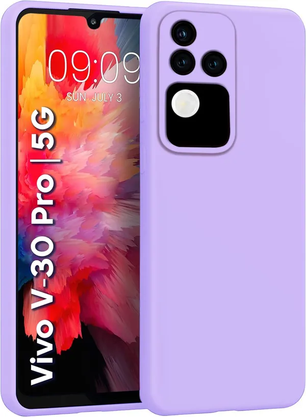 Vivo_V30_|_V30_Pro_5G_Purple_Silicone_Protective_Back_Case_Cover