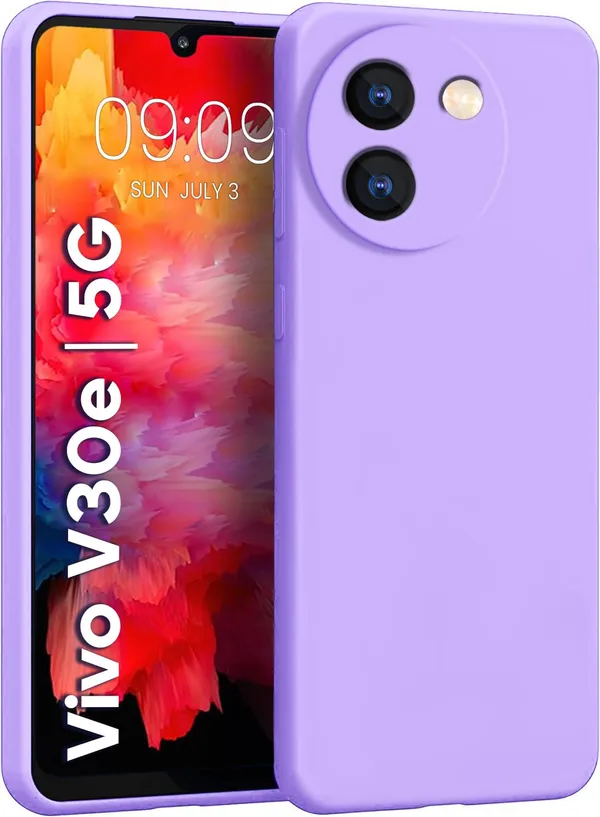Vivo_V30E_5G_Purple_Silicone_Protective_Back_Case_Cover