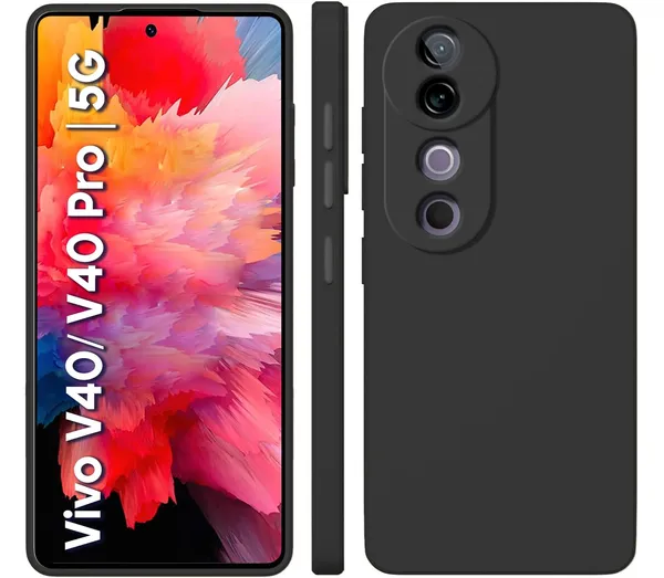 Vivo_V40_|_V40_Pro_|_T3_Ultra_5G_Black_Silicone_Protective_Back_Case_Cover