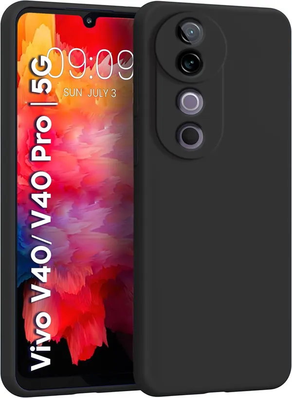 Vivo_V40_|_V40_Pro_|_T3_Ultra_5G_Black_Silicone_Protective_Back_Case_Cover
