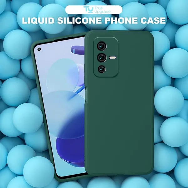 Vivo_V23_Pro_5G_Green_Silicone_Protective_Back_Case_Cover