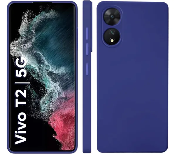 TRUEUPGRADE_Compatible_with_Vivo_T2_5G_Case,_Liquid_Silicone_Case,_Full_Body_Protective_Cover,_Shockproof,_Slim_Phone_Case,_Anti-Scratch_Soft_Microfiber_Lining_-_Blue