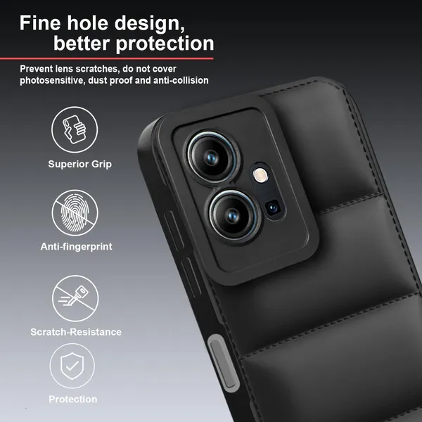 TRUEUPGRADE_Back_Case_Cover_for_Vivo_T1_5G_/_Vivo_Y75_5G_/_iQOO_Z6_5G_|_Compatible_for_Vivo_T1_5G_/_Vivo_Y75_5G_/_iQOO_Z6_5G_Back_Case_Cover_|_Puff_Case_with_Camera_Protection_|Black