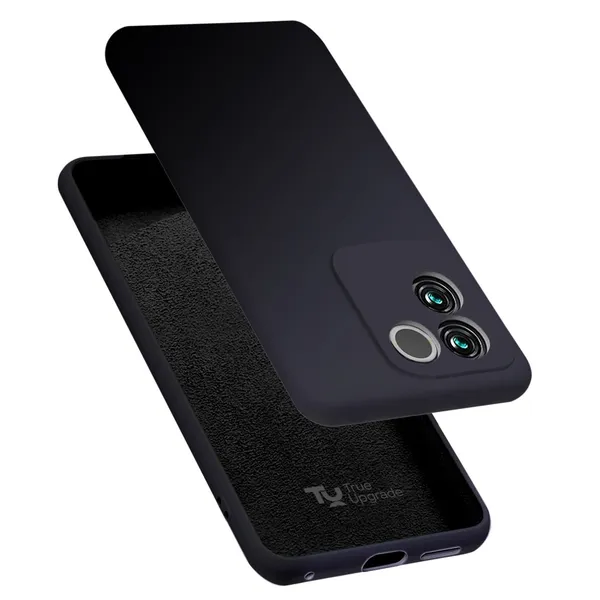 Iqoo_Z7_Pro_|_Vivo_T2_Pro_5G_Pro_5G_Black_Silicone_Protective_Back_Case_Cover