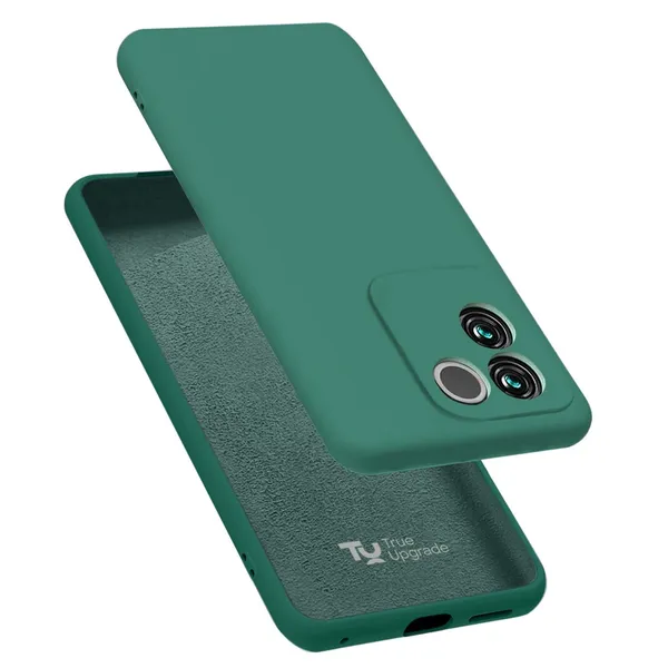 TRUEUPGRADE_Compatible_with_iQOO_Z7_Pro/Vivo_T2_Pro_5G_Pro_5G_Cover,_Liquid_Silicone_Cover,_Full_Body_Protective_Cover,_Shockproof,_Slim_Phone_Cover,_Anti-Scratch_Soft_Microfiber_Lining_-_Green