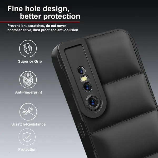 TRUEUPGRADE_Back_Case_Cover_for_Vivo_V15_Pro_|_Compatible_for_Vivo_V15_Pro_Back_Case_Cover_|_Puff_Case_with_Camera_Protection_|Black