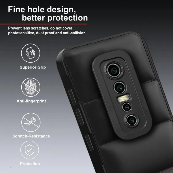 TRUEUPGRADE_Back_Case_Cover_for_Vivo_V17_Pro_|_Compatible_for_Vivo_V17_Pro_Back_Case_Cover_|_Puff_Case_with_Camera_Protection_|Black