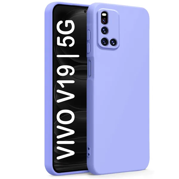 TRUEUPGRADE_Liquid_Silicone_Designed_Back_Case_Cover_for_Vivo_V19_5G_|_Microfiber_Inside,_Full_Protection_|_Bumper_Back_Cover_Case_for_Vivo_V19_5G_Purple