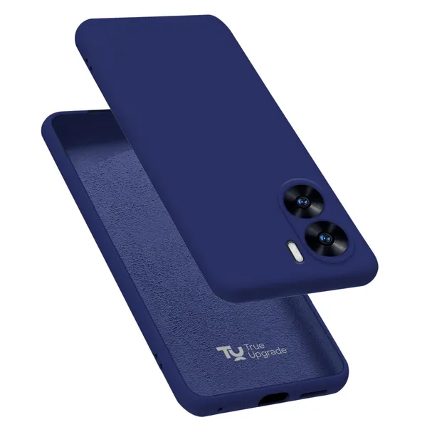 TRUEUPGRADE_Liquid_Silicone_Designed_Back_Case_Cover_for_Vivo_V29e_5G_|_Microfiber_Inside_|_Bumper_Back_Cover_Case_for_Vivo_V29e_5G_-_Blue
