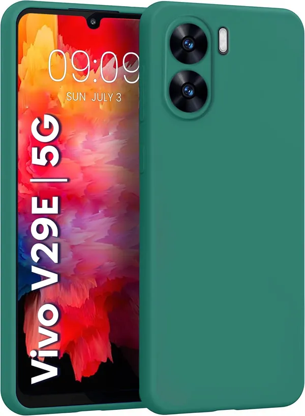 Vivo_V29E_5G_Green_Silicone_Protective_Back_Case_Cover