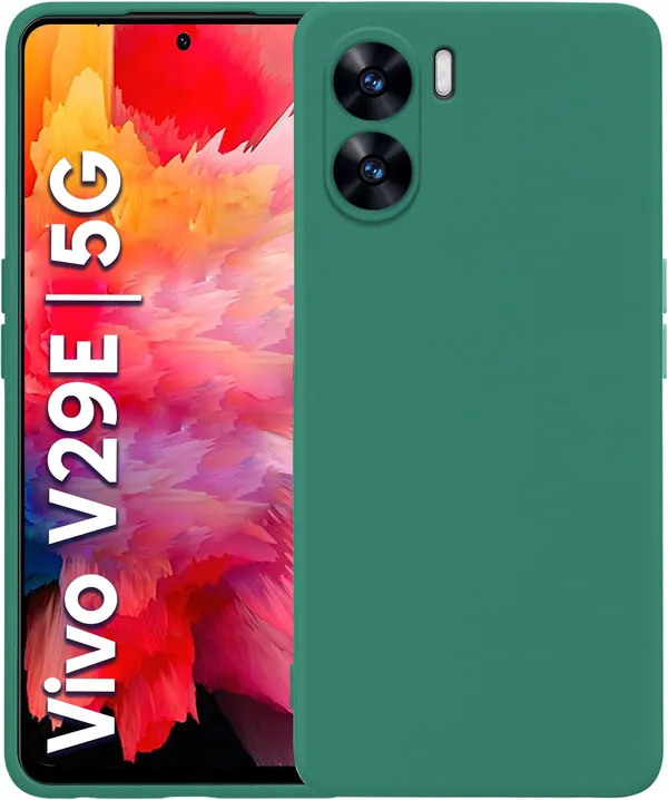 Vivo_V29E_5G_Green_Silicone_Protective_Back_Case_Cover