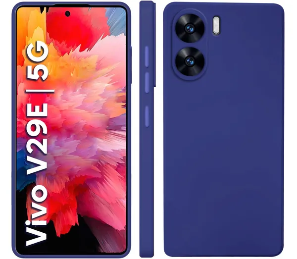 Vivo_V29E_5G_Blue_Silicone_Protective_Back_Case_Cover