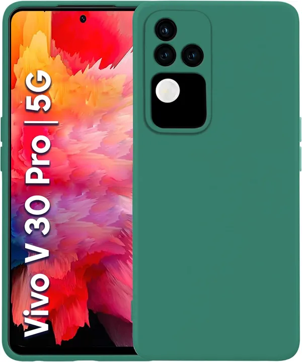 Vivo_V30_|_V30_Pro_5G_Green_Silicone_Protective_Back_Case_Cover