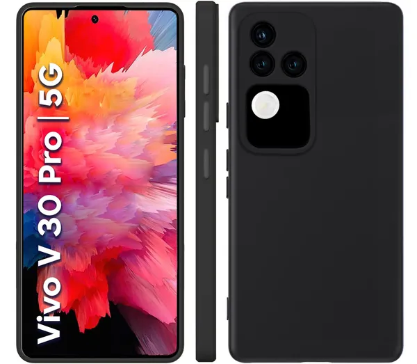 TRUEUPGRADE_Liquid_Silicone_Designed_Back_Case_Cover_for_Vivo_V30_/_V30_Pro_5G_|_Microfiber_Inside,_Full_Protection_|_Bumper_Back_Cover_Case_for_Vivo_V30_/_V30_Pro_5G_-_Black