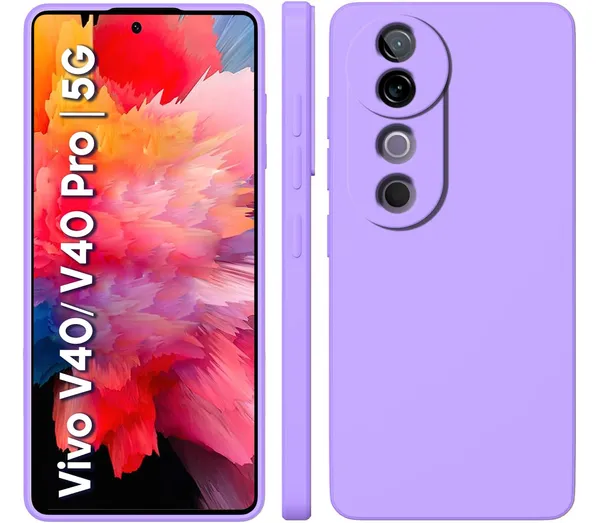 TRUEUPGRADE_Liquid_Silicone_Designed_Back_Case_Cover_for_Vivo_V40_/_V40_Pro_/_T3_Ultra_5G_|_Microfiber_Inside,_Full_Protection_|_Bumper_Back_Cover_Case_for_Vivo_V40_/_V40_Pro_/_T3_Ultra_5G_-_Purple