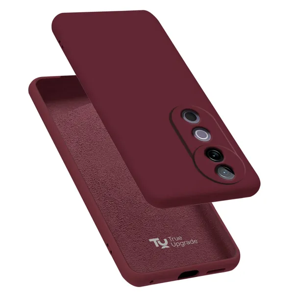 Vivo_V40_|_V40_Pro_|_T3_Ultra_5G_Wine_Silicone_Protective_Back_Case_Cover