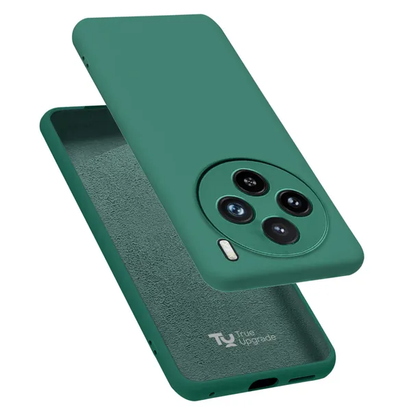 TRUEUPGRADE_Compatible_with_Vivo_X100_PRO_5G_Back_Cover_Case,_Liquid_Silicone_Cover,_Full_Body_Protective_Cover,_Shockproof,_Slim_Phone_Cover,_Anti-Scratch_Soft_Microfiber_Lining_-_Green