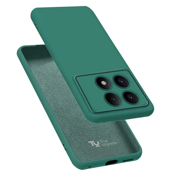 TRUEUPGRADE_Compatible_with_Poco_X6_Pro_5G_Back_Cover_Case,_Liquid_Silicone_Cover,_Full_Body_Protective_Cover,_Shockproof,_Slim_Phone_Cover_-_Black