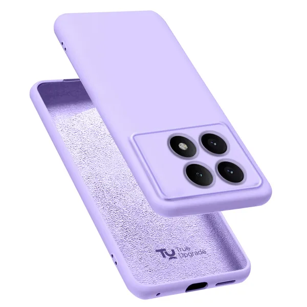Poco_X6_Pro_5G_Purple_Silicone_Protective_Back_Case_Cover