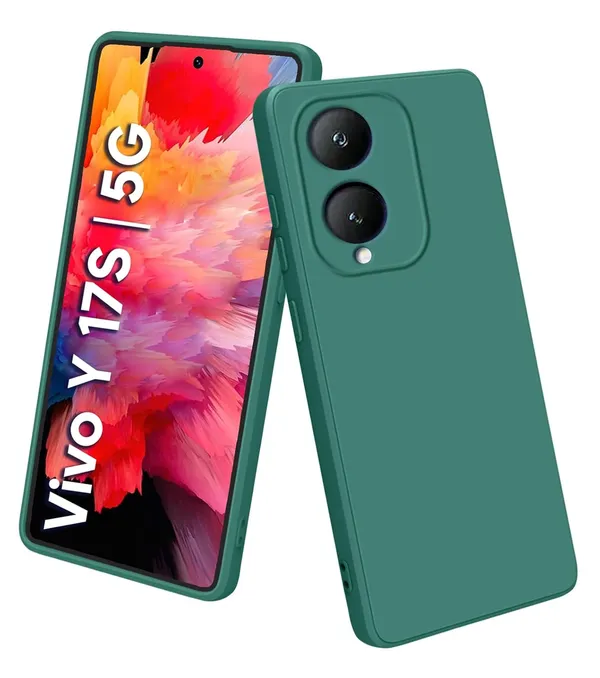 Vivo_Y17S_Green_Silicone_Protective_Back_Case_Cover